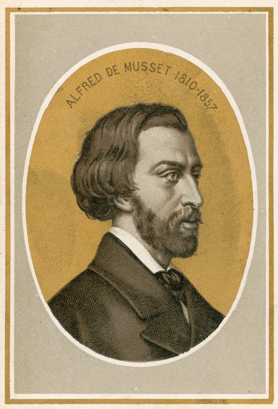 Alfred de Musset od French School