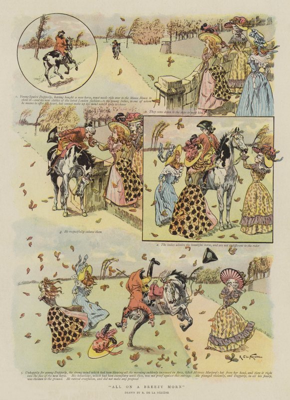 Vše za svěžího rána (chromolitho) od French School