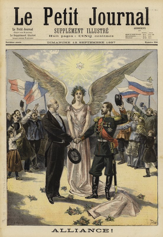 Aliance mezi Francií a Ruskem, 1897 od French School