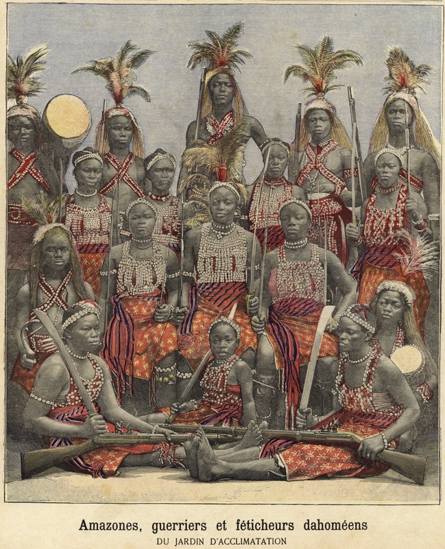 Amazonky, válečníci a doktoři z Dahomey od French School