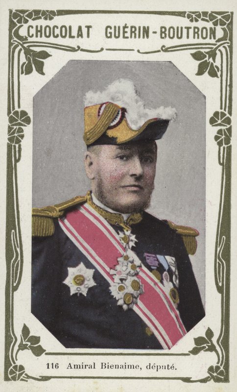 Admirál Bienaime, MP (barevná fotografie) od French School