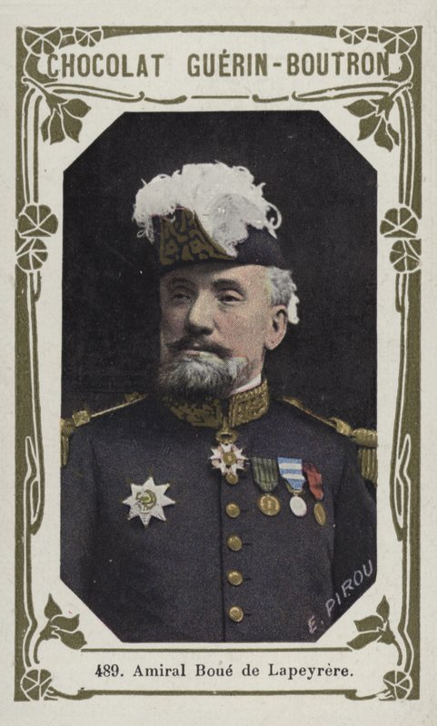 Admirál Boue de Lapeyrere (barevná fotografie) od French School