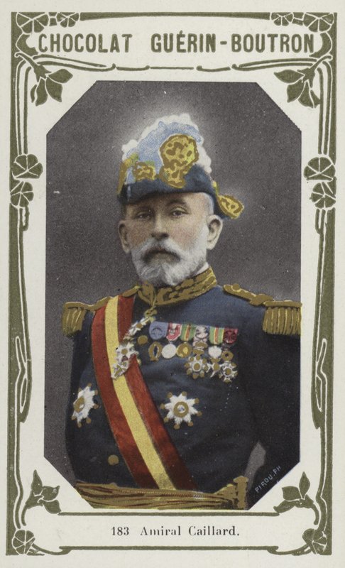 Amiral Caillard (barevná fotografie) od French School