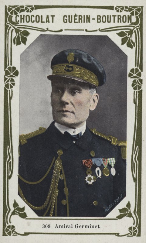 Amiral Germinet (barevné foto) od French School