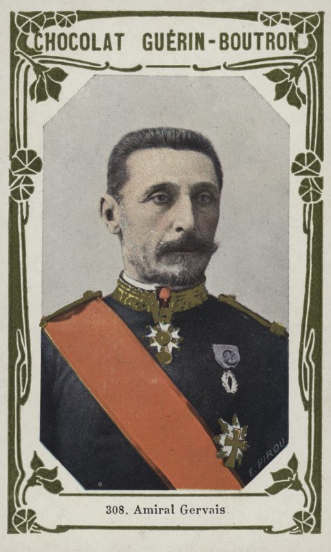 Amiral Gervais (barevná fotografie) od French School