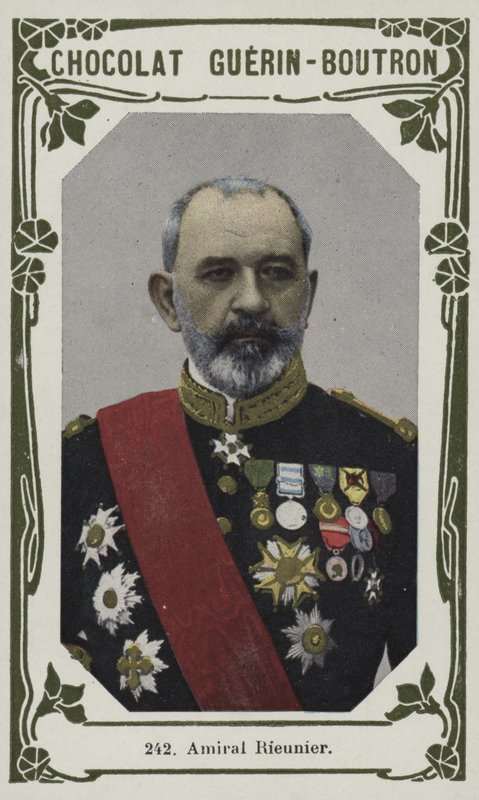 Amiral Rieunier (barevná fotografie) od French School