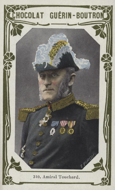 Amiral Touchard (barevná fotografie) od French School