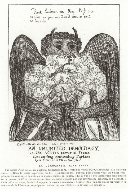 Neomezená demokracie, 1792 od French School