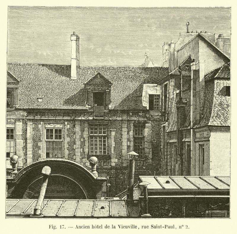 Bývalý Hotel de la Vieuville, rue Saint-Paul, č. 2 od French School