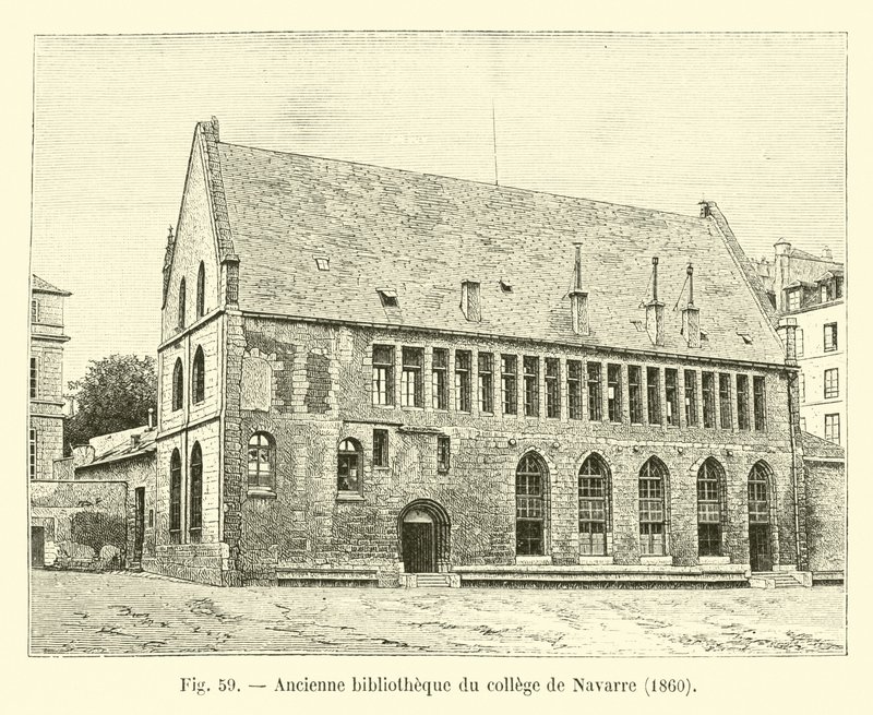 Bývalá navarrská vysokoškolská knihovna, 1860 od French School