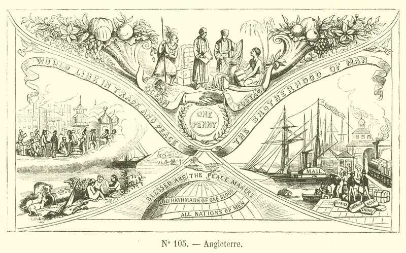 Angleterre (rytina) od French School