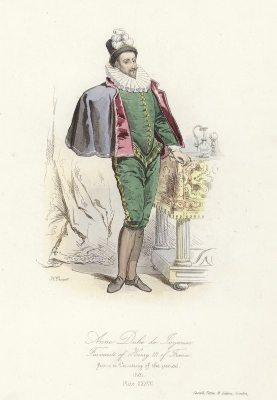 Anny, vévody z Joyeuse, oblíbenkyně francouzského Jindřicha III od French School
