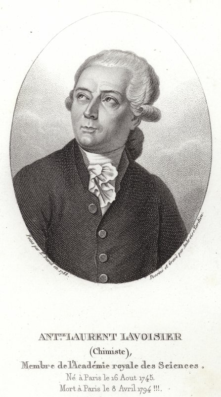 Antoine Laurent de Lavoisier od French School