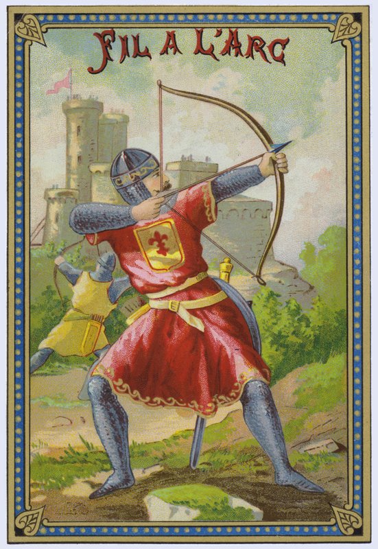 Archer (chromolitho) od French School
