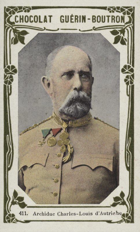 Rakouský arcivévoda Charles-Louis (barevné foto) od French School