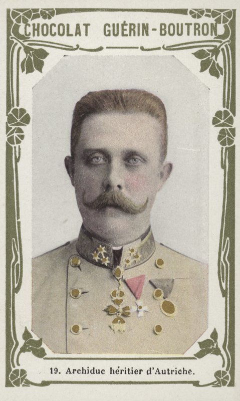 Dědičný rakouský arcivévoda (barevné foto) od French School