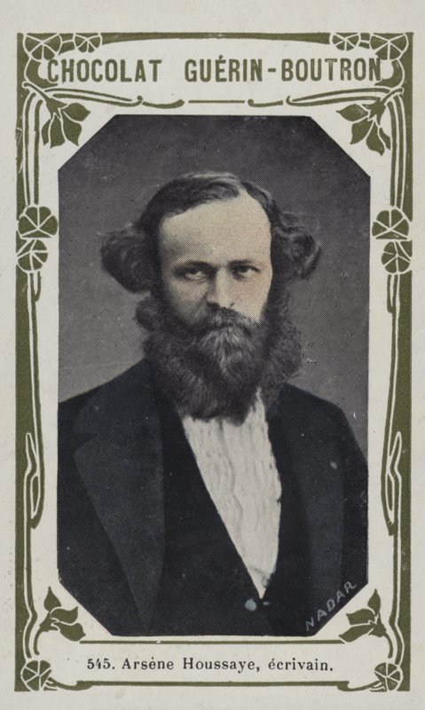 Arsene Houssaye, ecrivain (barevná fotografie) od French School