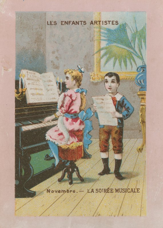 Umělecké děti. Listopad; hudební večírek od French School