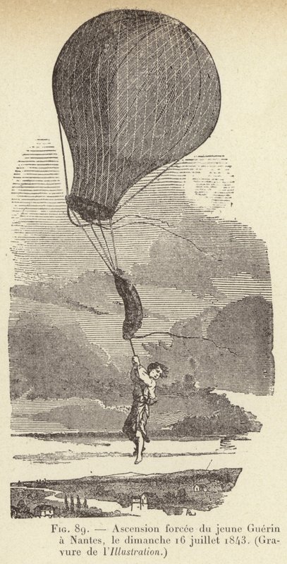 Nucený výstup mladého Guerina do Nantes, neděle 16. července 1843 od French School