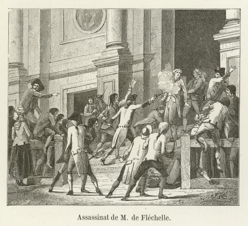 Atentát na Madame de Flechelle od French School