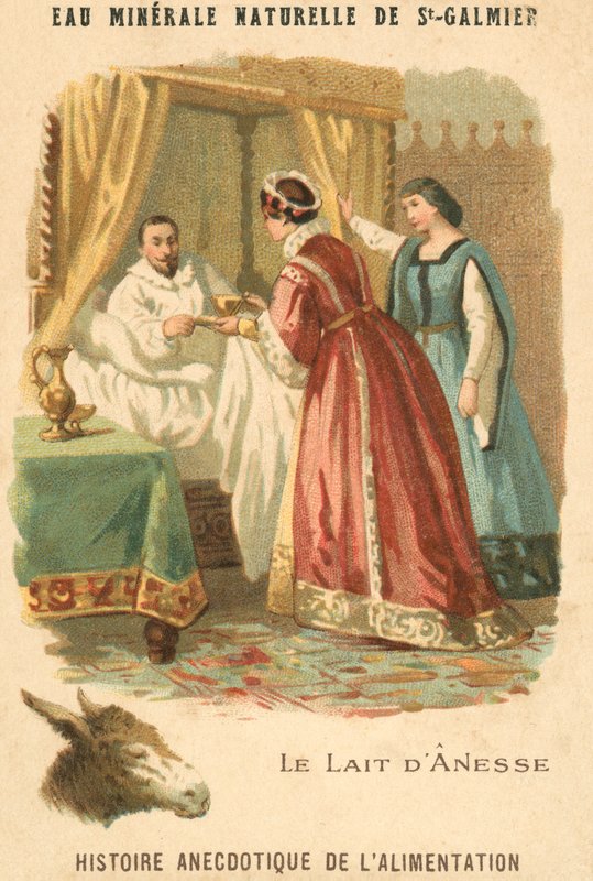 oslí mléko (chromolitho) od French School