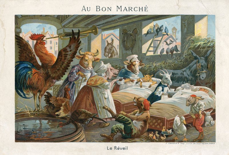 Obchodní karta Au Bon Marche od French School