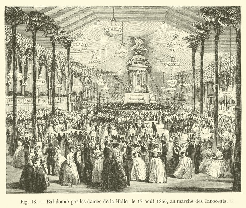 Ples pořádaný dámami z Halle, 17. srpna 1850, na Pochodu nevinných od French School