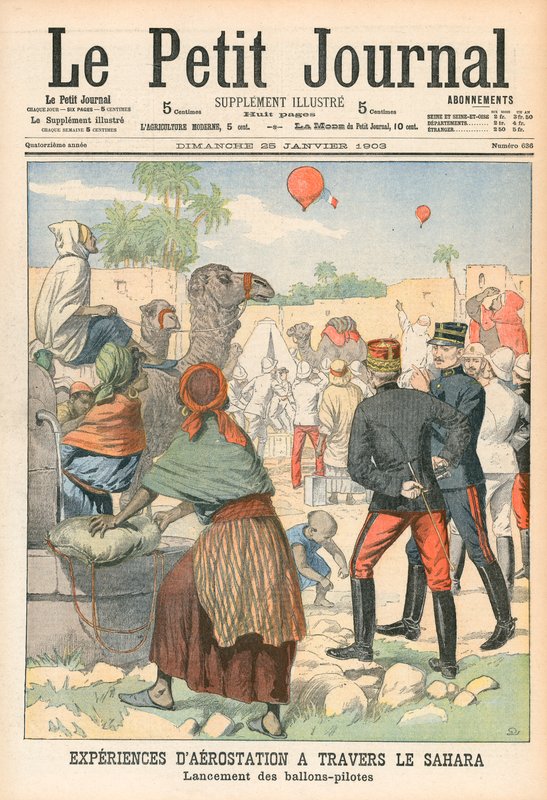 Balóny přes Saharu od French School