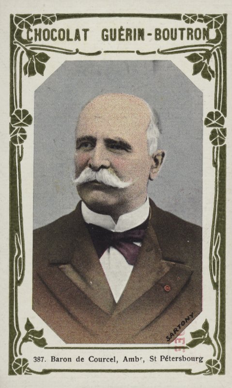 Baron de Courcel, velvyslanec, Petrohrad (barevné foto) od French School