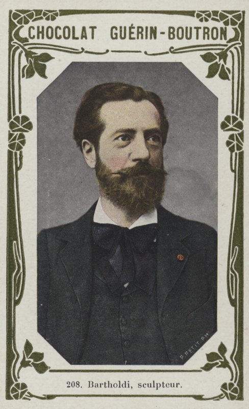 Bartholdi, sochař (barevné foto) od French School