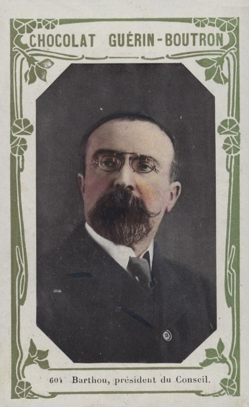 Barthou, prezident du Conseil (barevná fotografie) od French School