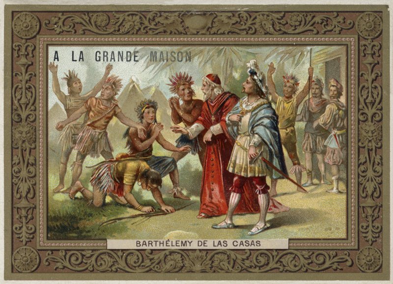 Bartolome de las Casas, španělský historik 16. století; sociální reformátor a dominikánský mnich od French School