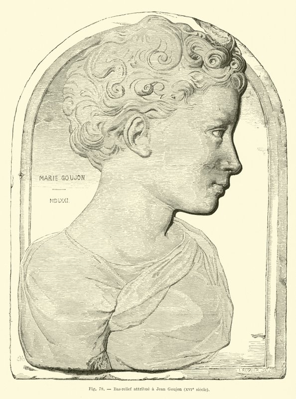 Basreliéf připisovaný Jean Goujon od French School