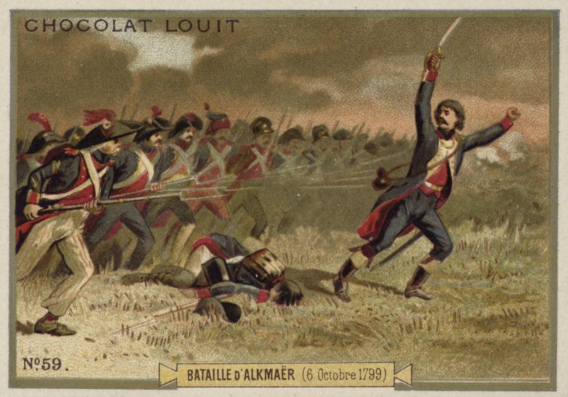 Bitva u Alkmaaru, francouzské revoluční války, 6. října 1799 od French School