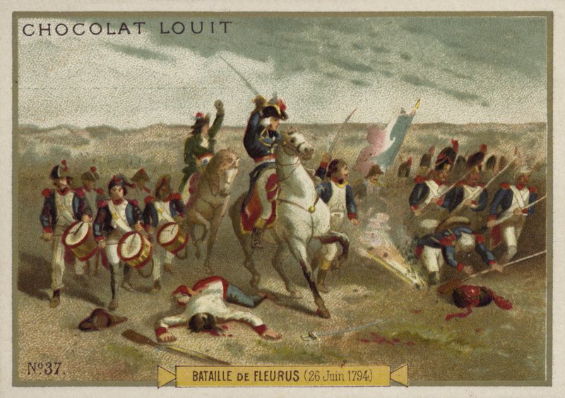 Bitva u Fleurus, francouzské revoluční války, 26. června 1794 od French School