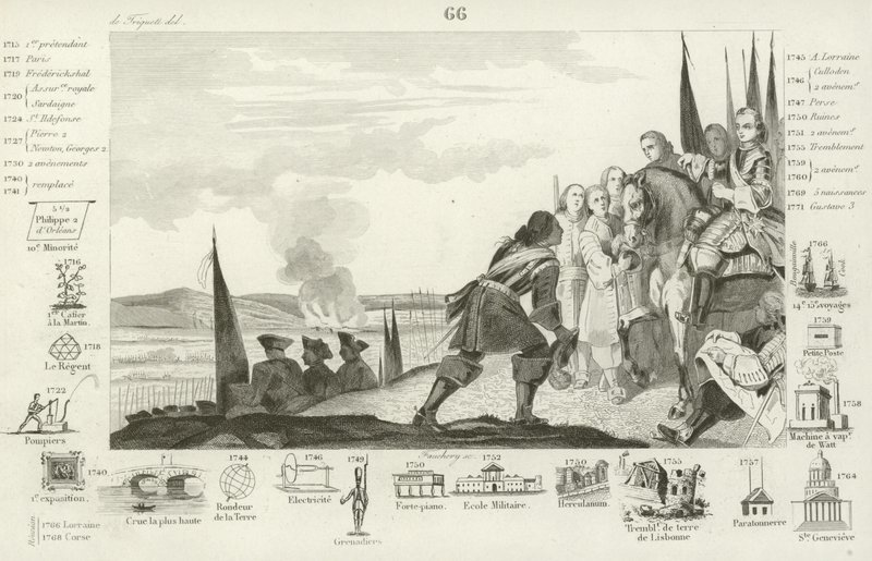 Bitva u Fontenoy, 1745 od French School