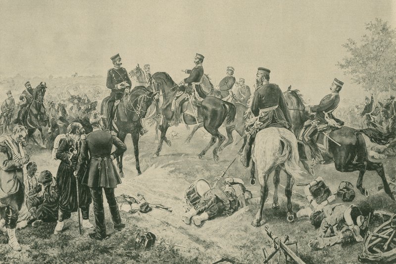 Bitva u Gravelotte, francouzsko-pruská válka, 18. srpna 1870 od French School