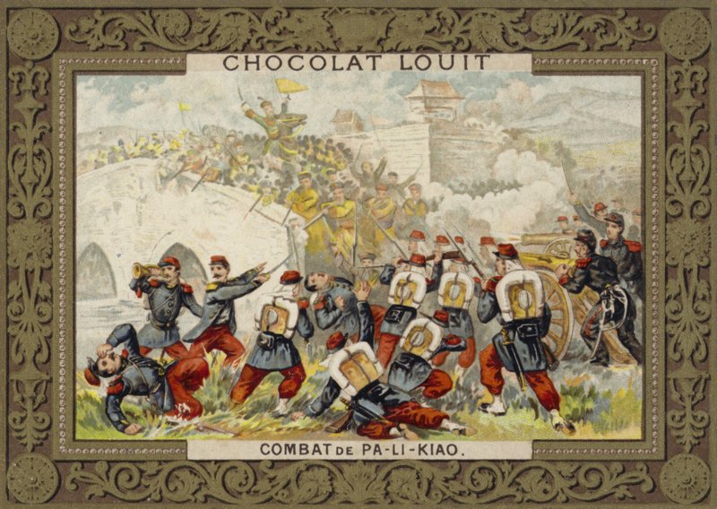 Bitva u Palikao, Peking, druhá opiová válka, 1860 od French School