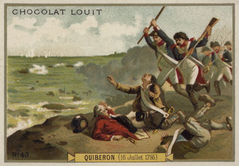 Bitva u Quiberonu, francouzské revoluční války, 16. července 1795 od French School