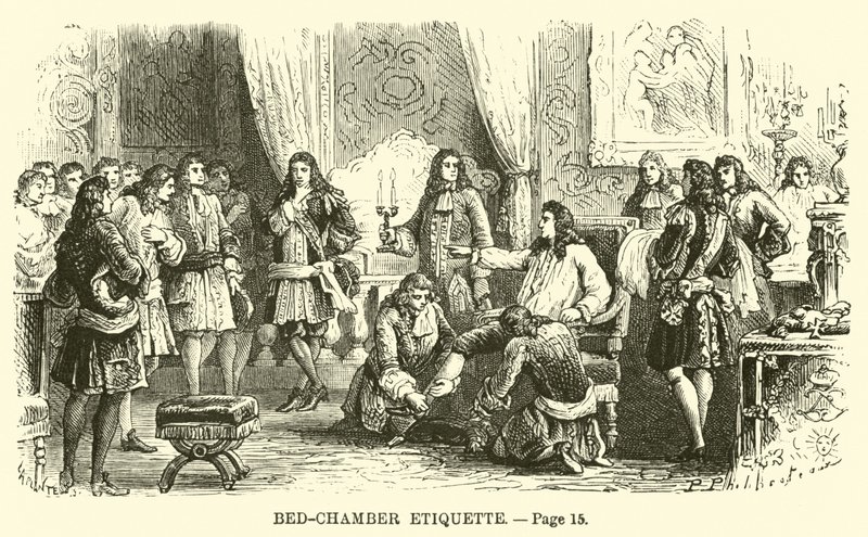 Etiketa v ložnici od French School