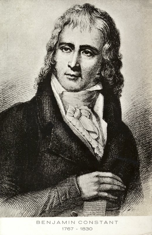 Benjamin Constant (1767-1830), francouzský politik a spisovatel švýcarského původu (litografie) od French School