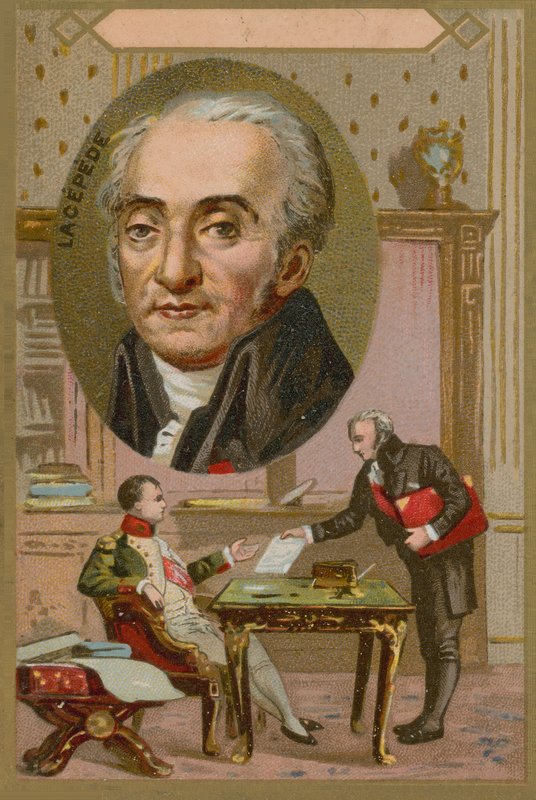 Bernard Germain de Lacepede , francouzský přírodovědec (1756-1825) od French School