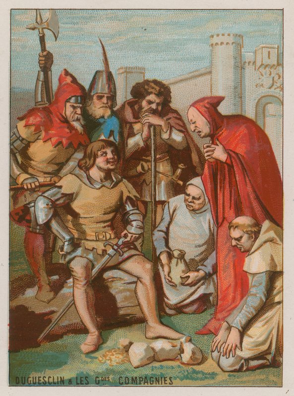 Bertrand du Guesclin přesvědčí Svobodné společnosti, aby se spojily od French School