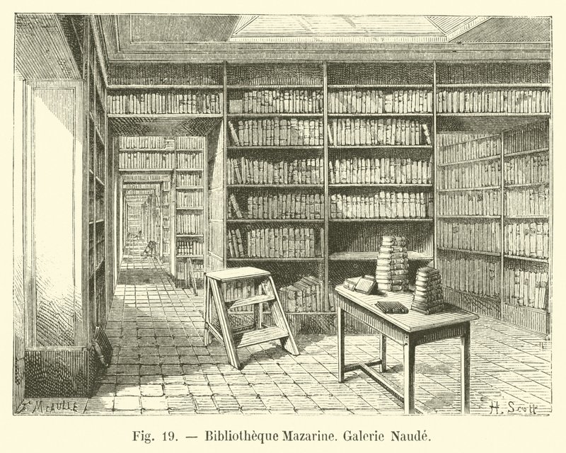 Knihovna Mazarine, Galerie Naude od French School