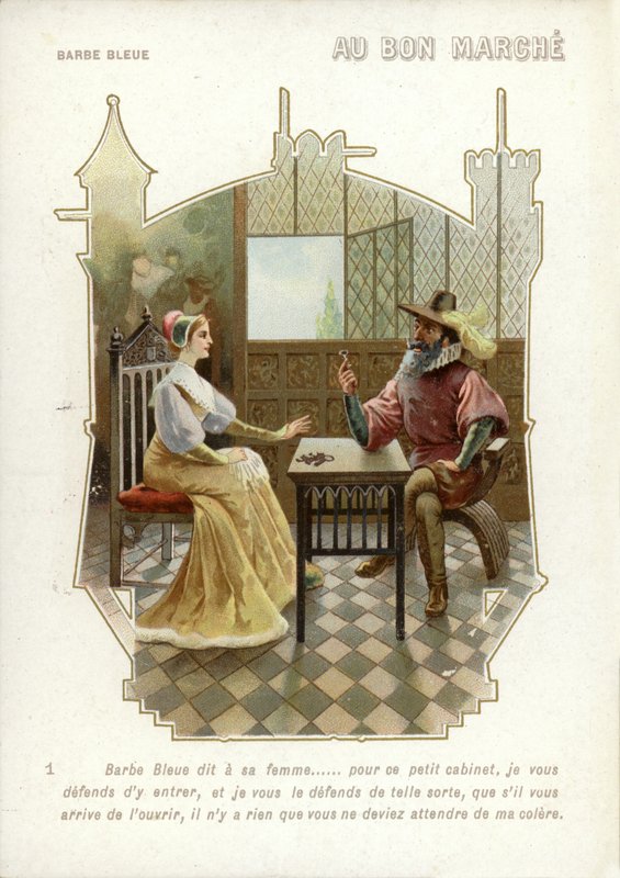 Modré vousy, drží klíč od French School