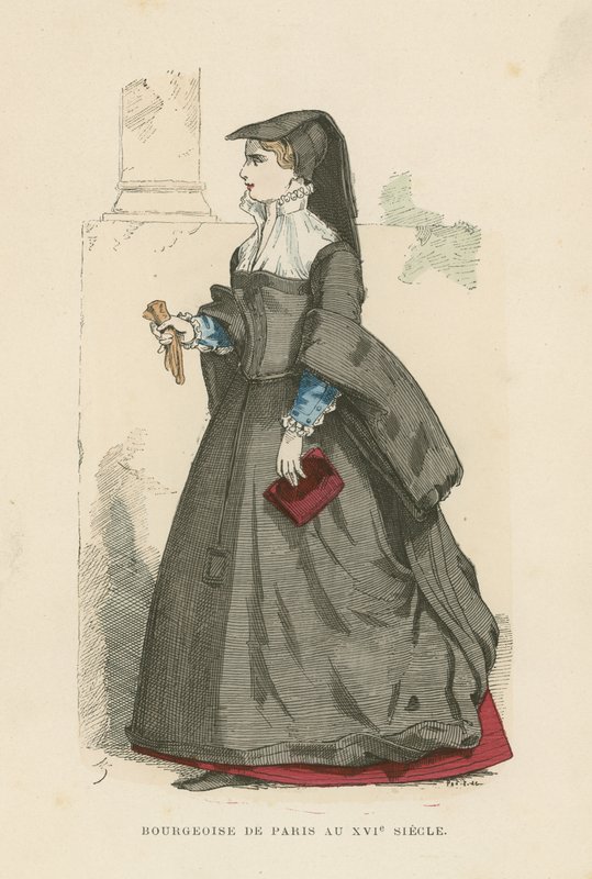 Buržoazní Pařížanka, 16. století od French School