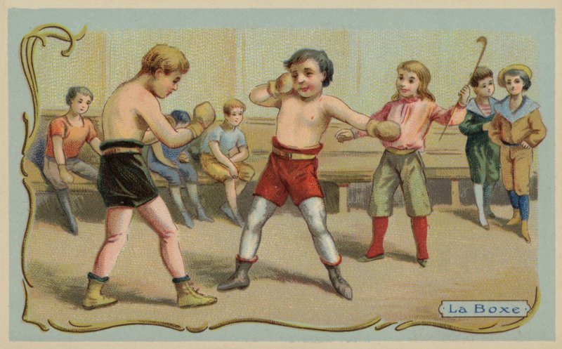 box (chromolitho) od French School