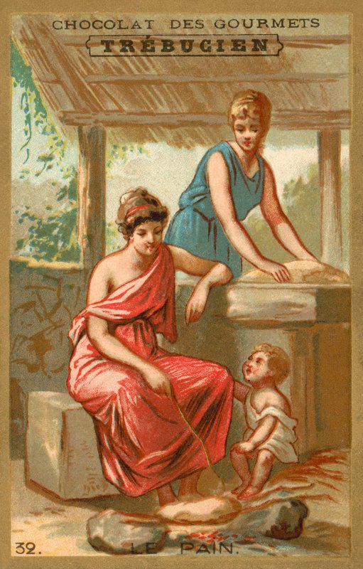 Chléb (chromolitho) od French School