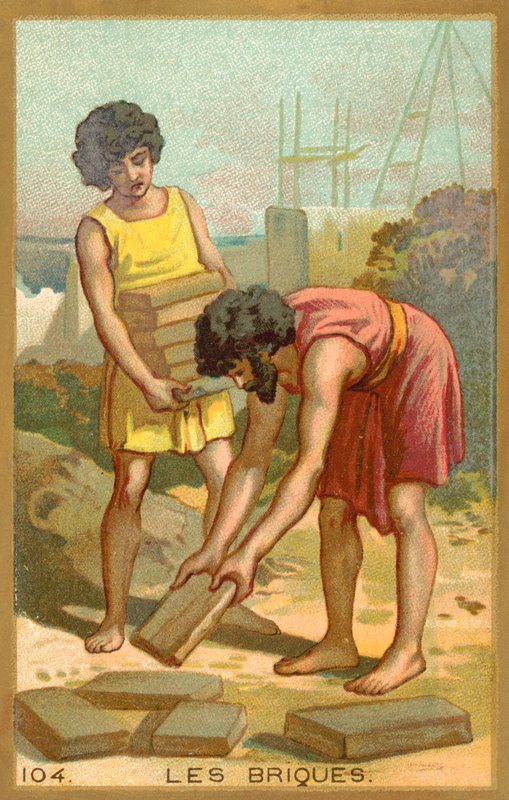 Cihly (chromolitho) od French School