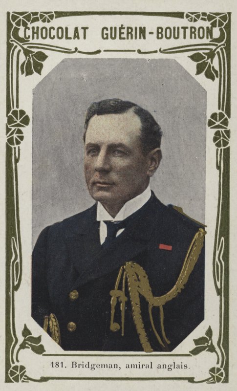 Bridgeman, britský admirál (barevná fotografie) od French School